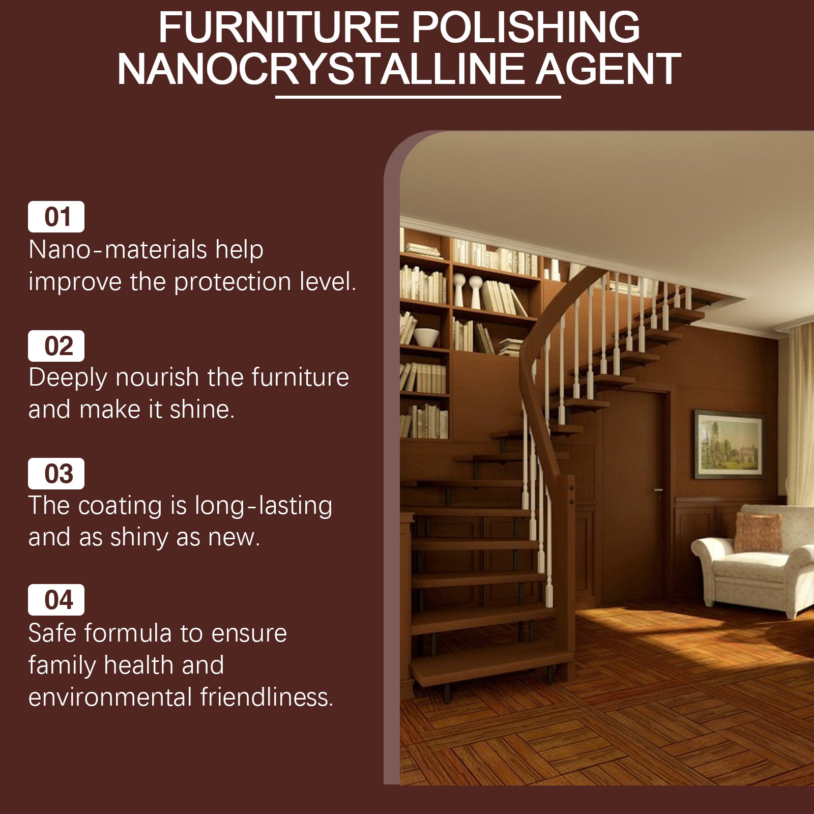 Furniture Polishing Nanocrystalline Coating Agent Cleaning And Polishing Agent Gentle Care And Maintenance Polish - Korvel