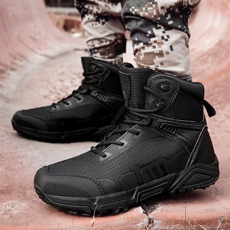 Premium Anti-Slip High-Top Tactical Boots