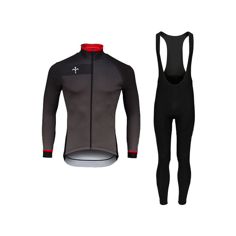 Premium Winter Wool Cycling Jacket Suit