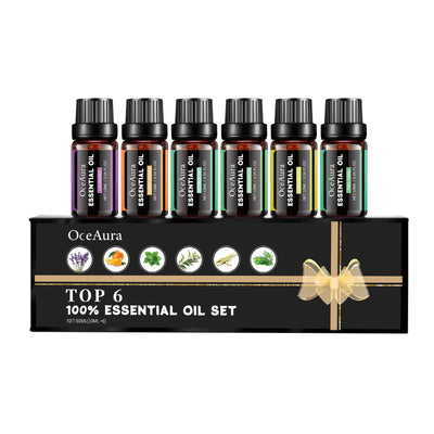 Essential Oil Set, Relieve Body Fatigue Moisturize Dry Skin Lock Water Hydrating Essential Oil - Korvel