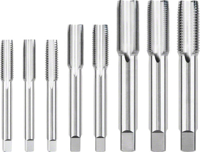 Part Tool 8-Piece Thru Axle Tap Set for Frame and Fork