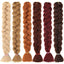African Chemical Fiber Wig Large Braid Jumbo Braid Hair Dirty Braid High Temperature Yakis Braid - Korvel