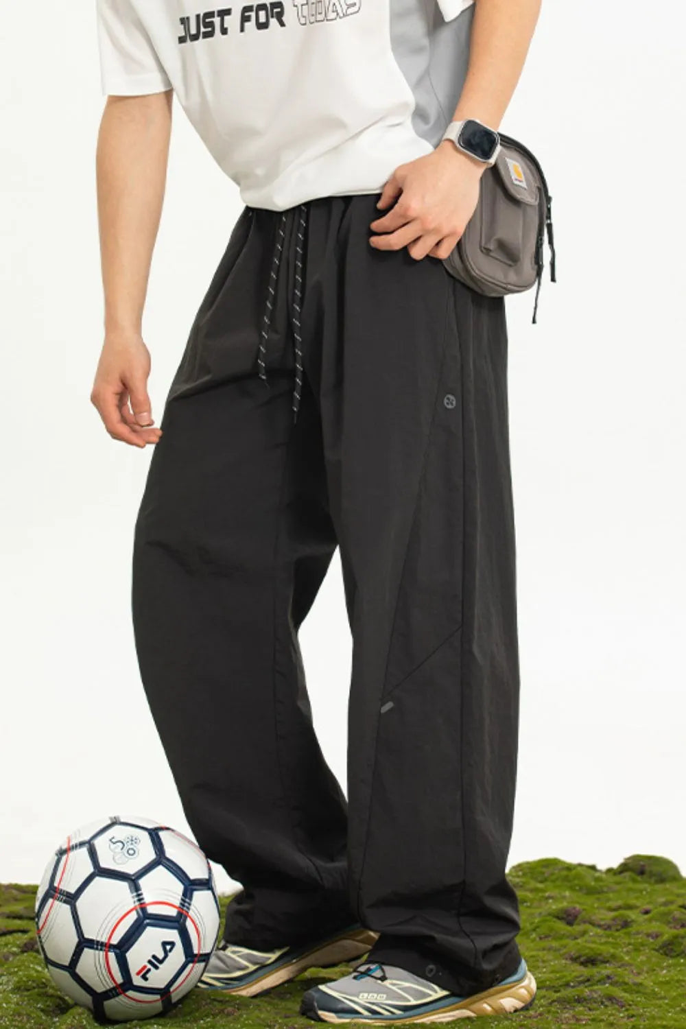 Men's Plus Size Drawstring Loose Fit Joggers