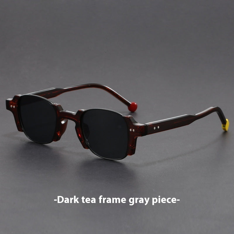 Retro Square Frame Sunglasses - European & American Style