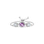 .925 Sterling Silver Amethyst & Blue Topaz Lariat Bolo Bracelet