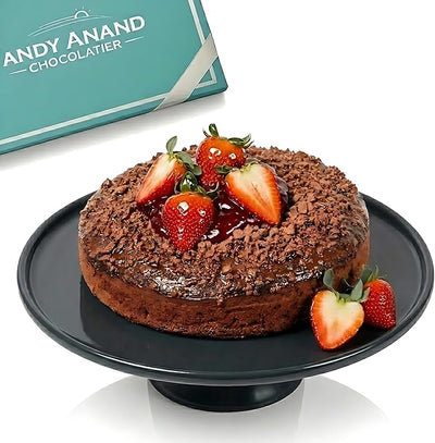 Andy Anand Chocolate Strawberry Cake 9" Gift Boxed - Freshly Baked Delight
