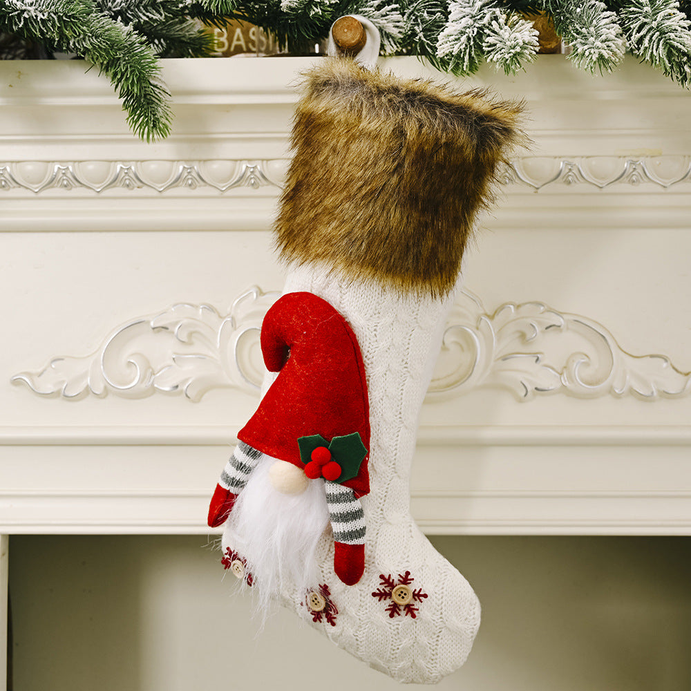 Creative Faceless Doll Plush Christmas Stockings