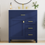 30-Inch Blue Bathroom Vanity with Ceramic Sink and Ample Storage - Ideal Choice for Small Bathrooms - Korvel