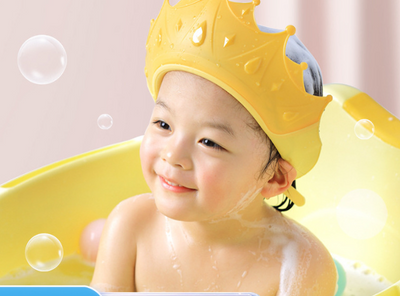 Baby Shampoo God Ear Protector Shampoo Hat Adjustable Infant Child and Toddler Waterproof Shower Shampoo Hat - Korvel