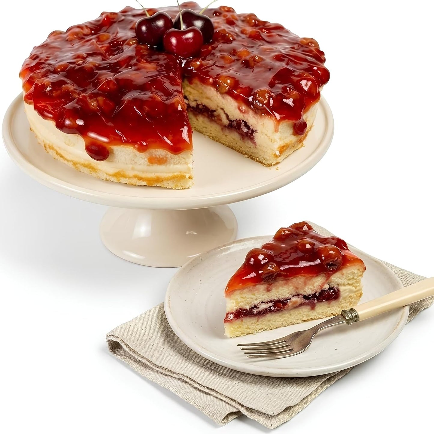 Gâteau aux cerises sans sucre d'Andy Anand - Dessert gourmet de 9"