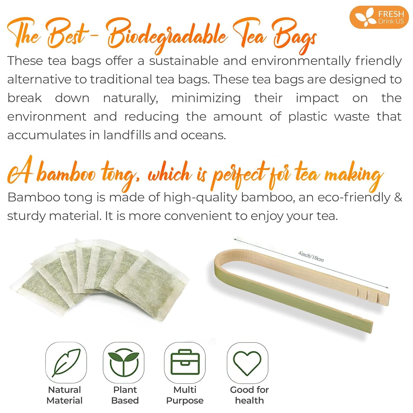 Organic Chrysanthemum Herbal Tea Bags - Caffeine-Free & Vegan