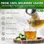 Premium Mulberry Leaf Tea Bags - Sugar-Free, Caffeine-Free, Vegan
