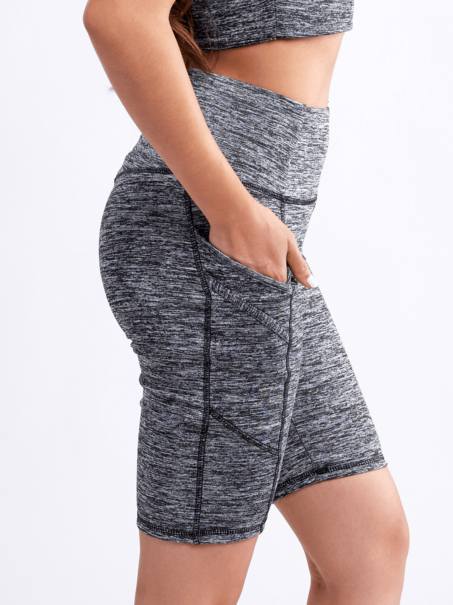 Shorts de sport taille haute JupiterGear avec poches latérales doubles