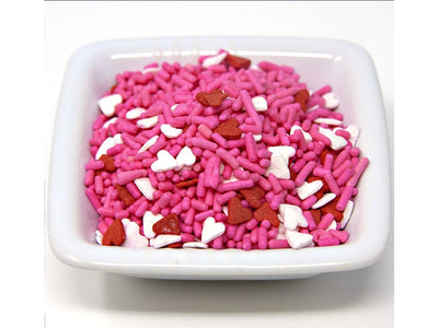Valentine's Hearts Sprinkle Sequins - Pink, Red & White
