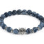 Elegant Tiger Eye Bracelet with Lion Head Charm