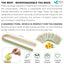 Hojas de banaba secas naturales, bolsitas de té, en polvo, hojas de banaba enteras, hojas de banaba secas 100 % puras, té de hojas de banaba, sin aditivos, sin cafeína, vegano 