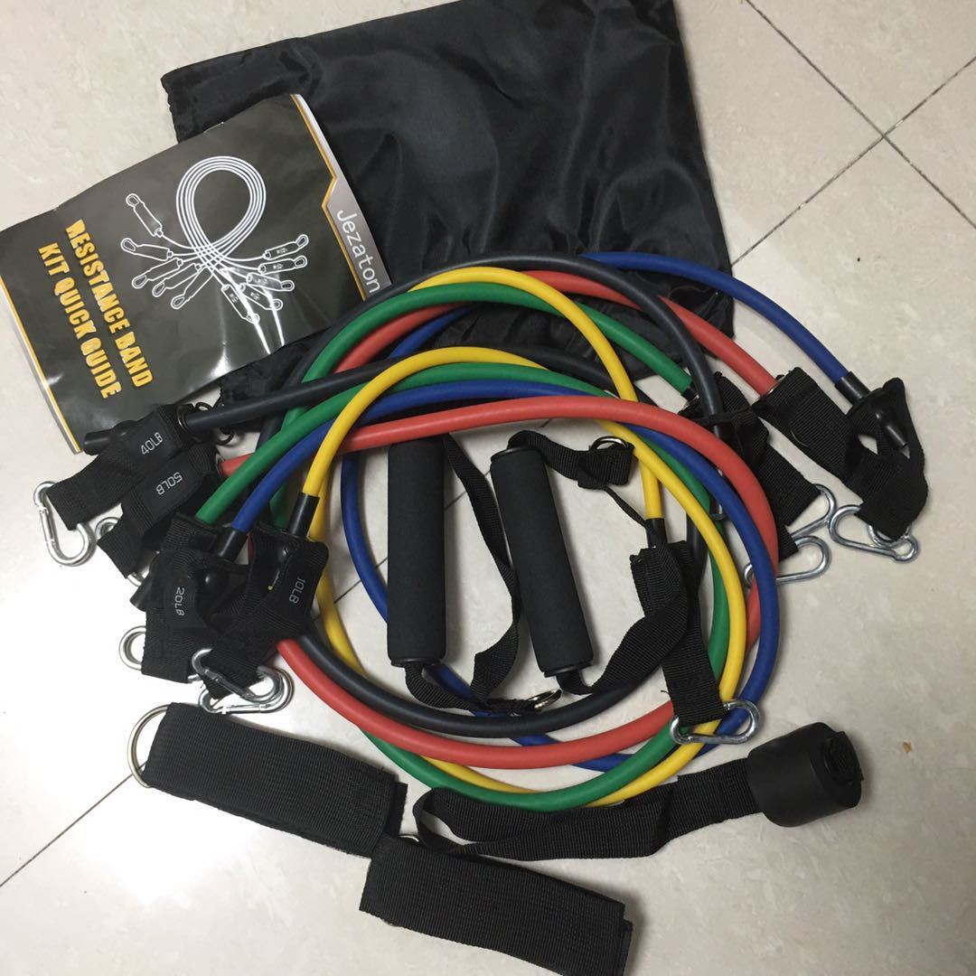 Versatile Latex Resistance Bands with Pull Rope System - Korvel