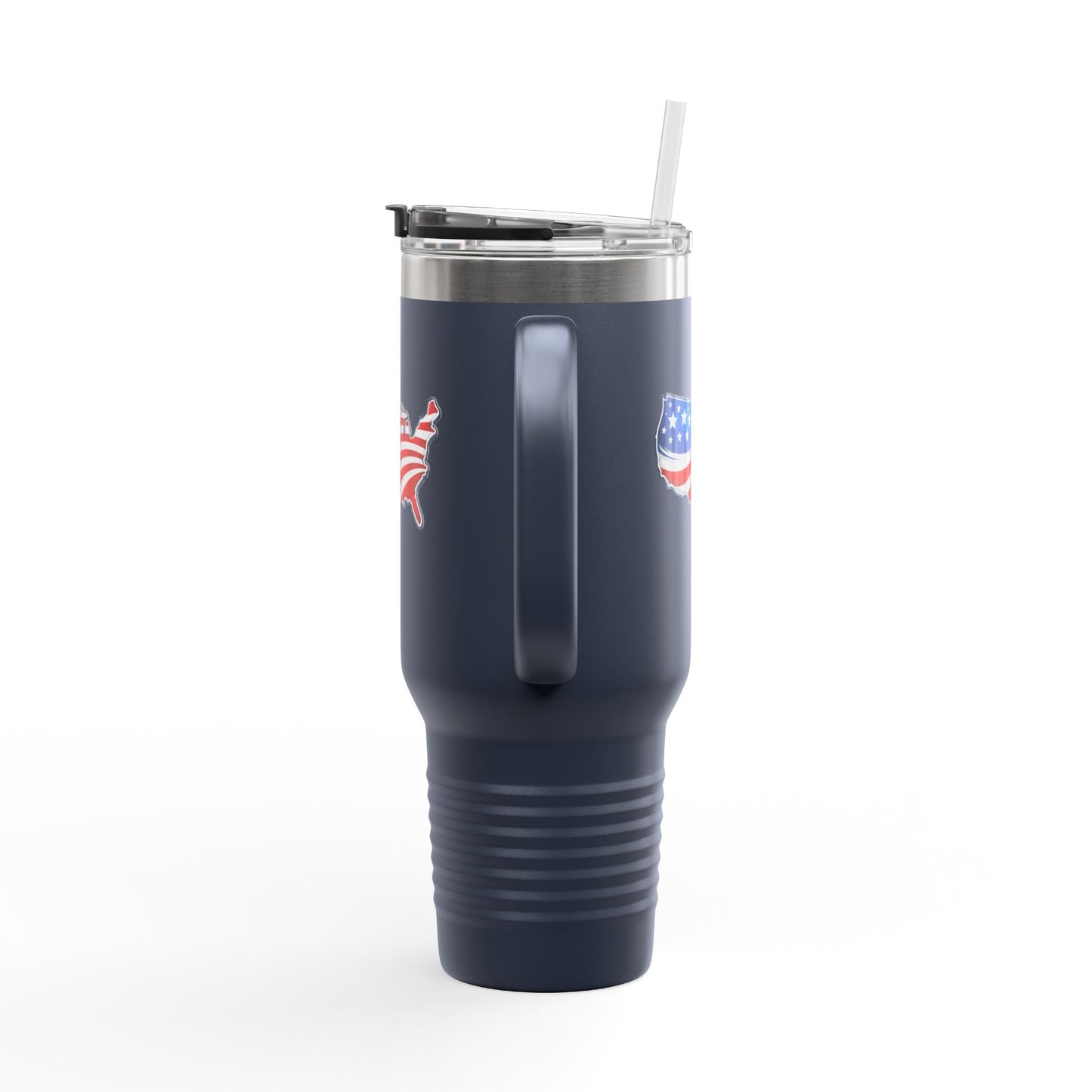USA Map 40oz Insulated Tumbler with Handle