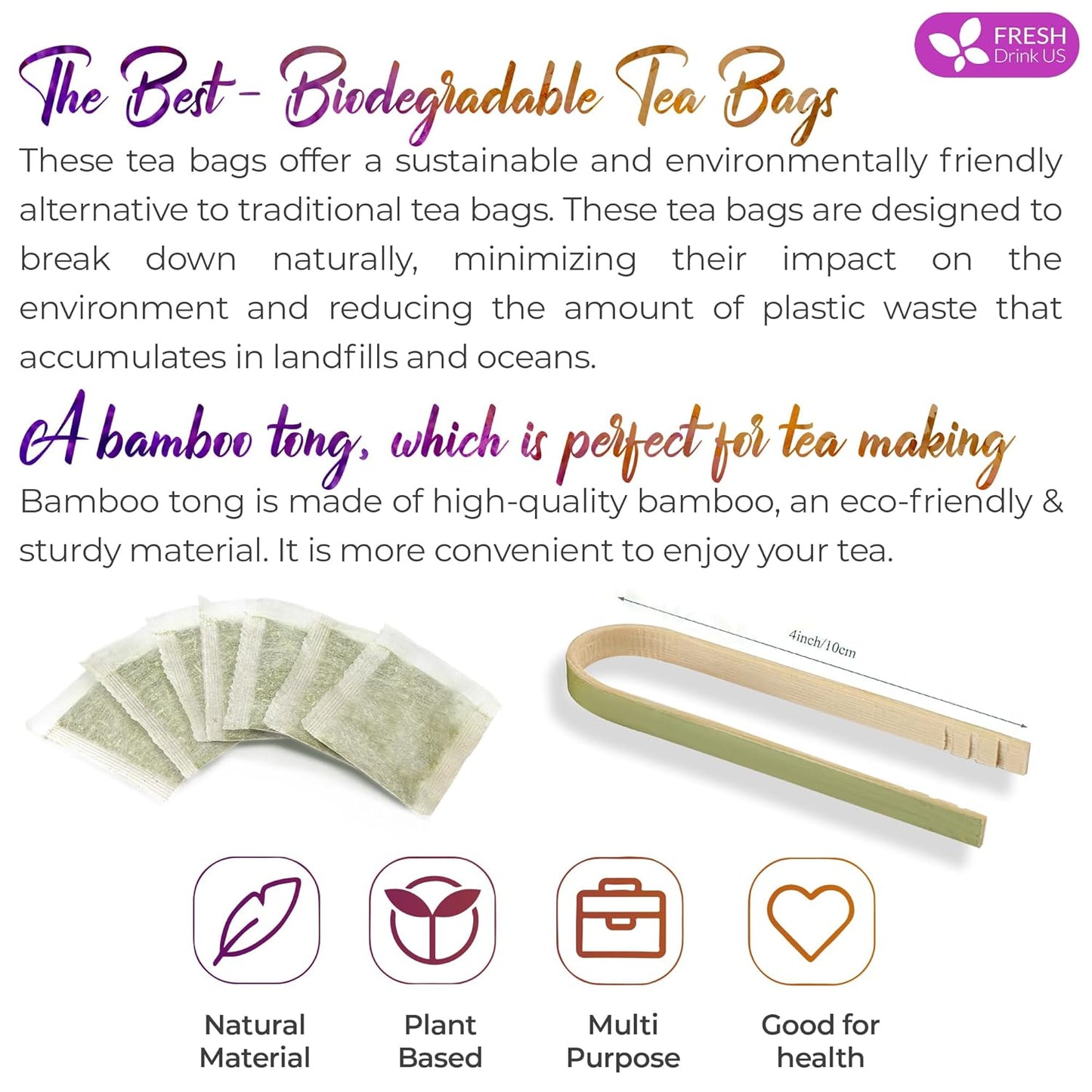 Premium Chamomile Lavender Tea Bags - Eco-Conscious & Caffeine-Free
