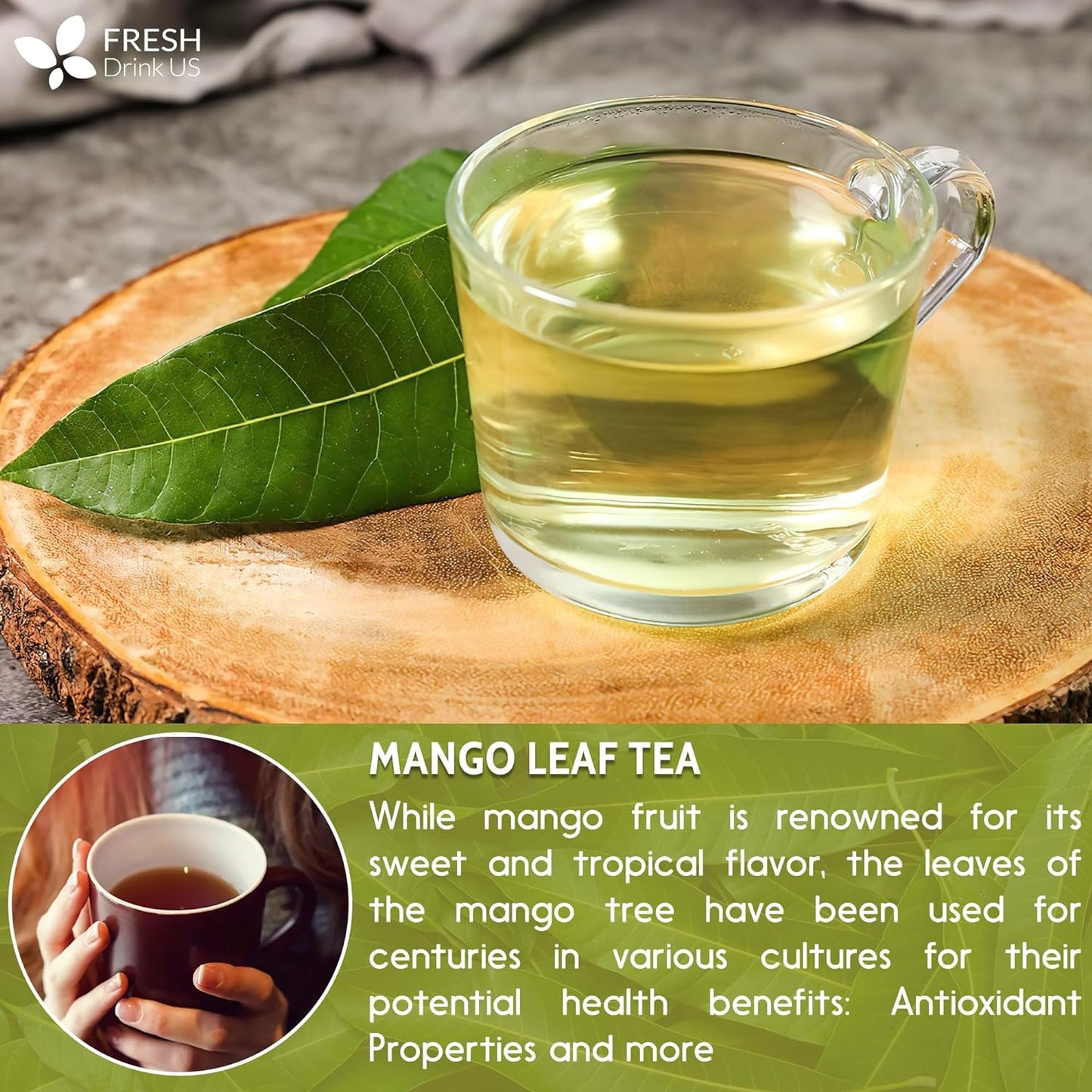 Premium Mango Leaf Herbal Tea - 100% Natural Dried Leaves