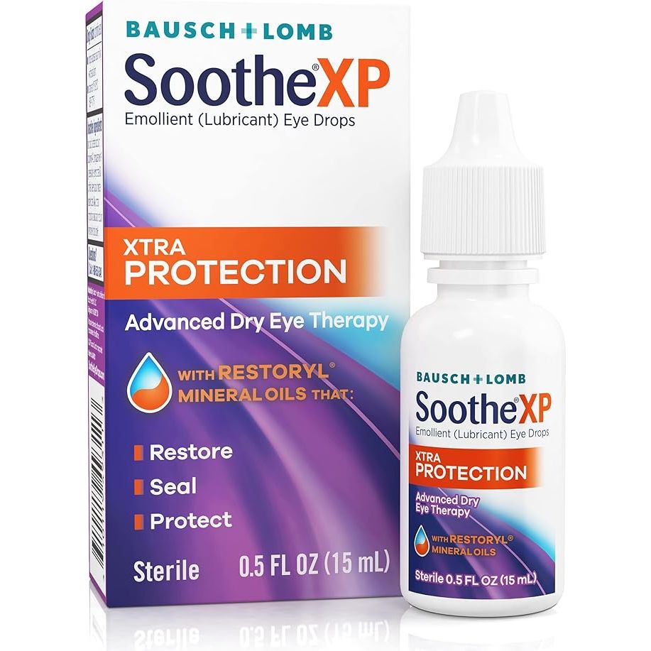 Gouttes oculaires lubrifiantes Soothe XP - Soulagement de 1%-4.5%