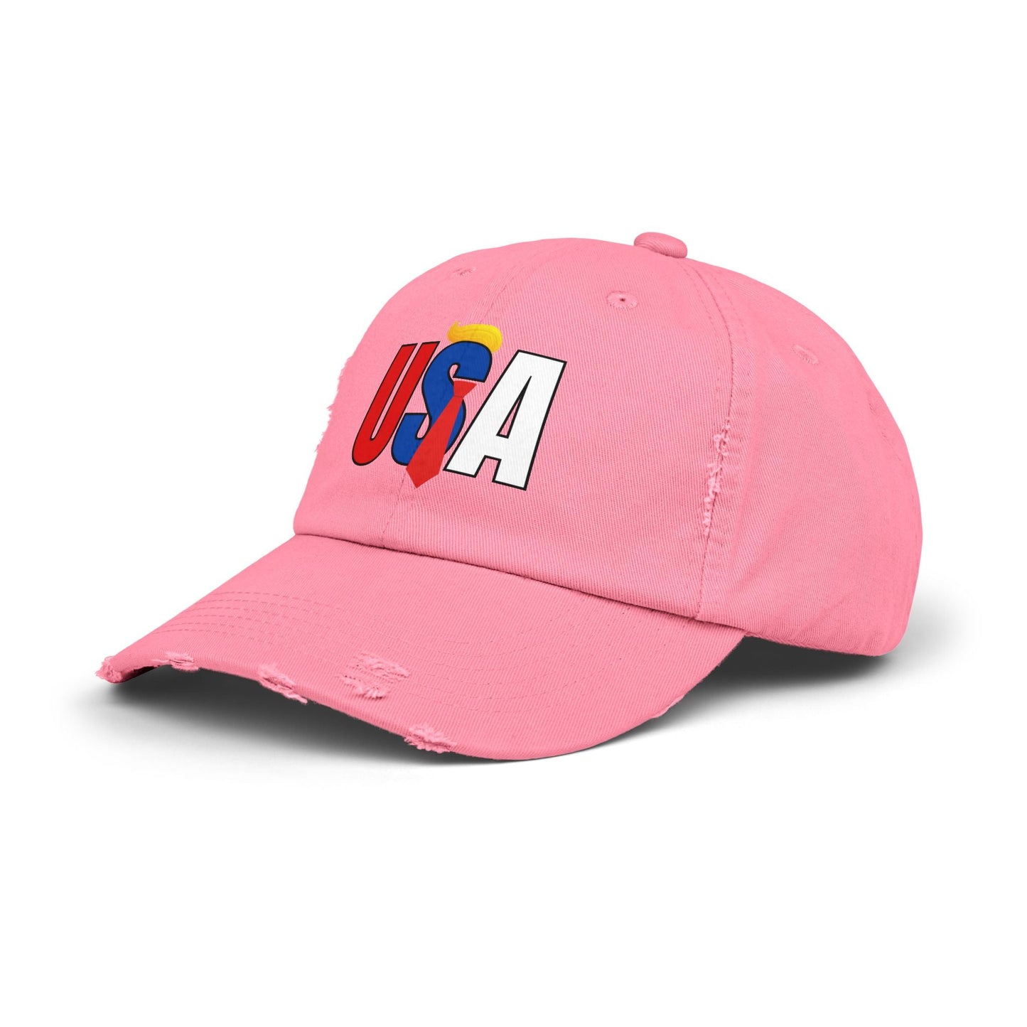 Gorra Unisex Tendencia Distressed USA