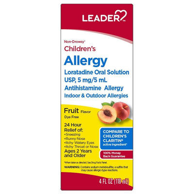 Leader Children's Allergy Solution - Fruit Flavor 4oz