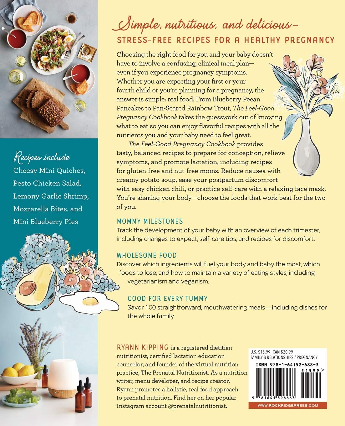 Nourishing Pregnancy Cookbook: 100 Wholesome Recipes for a Healthy Journey - Korvel