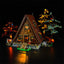 Éclairage LED pour ensemble de construction de maison en bois en forme de A