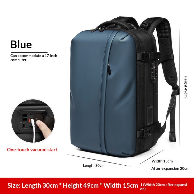 Sac à dos de voyage compressé pour hommes à grande capacité