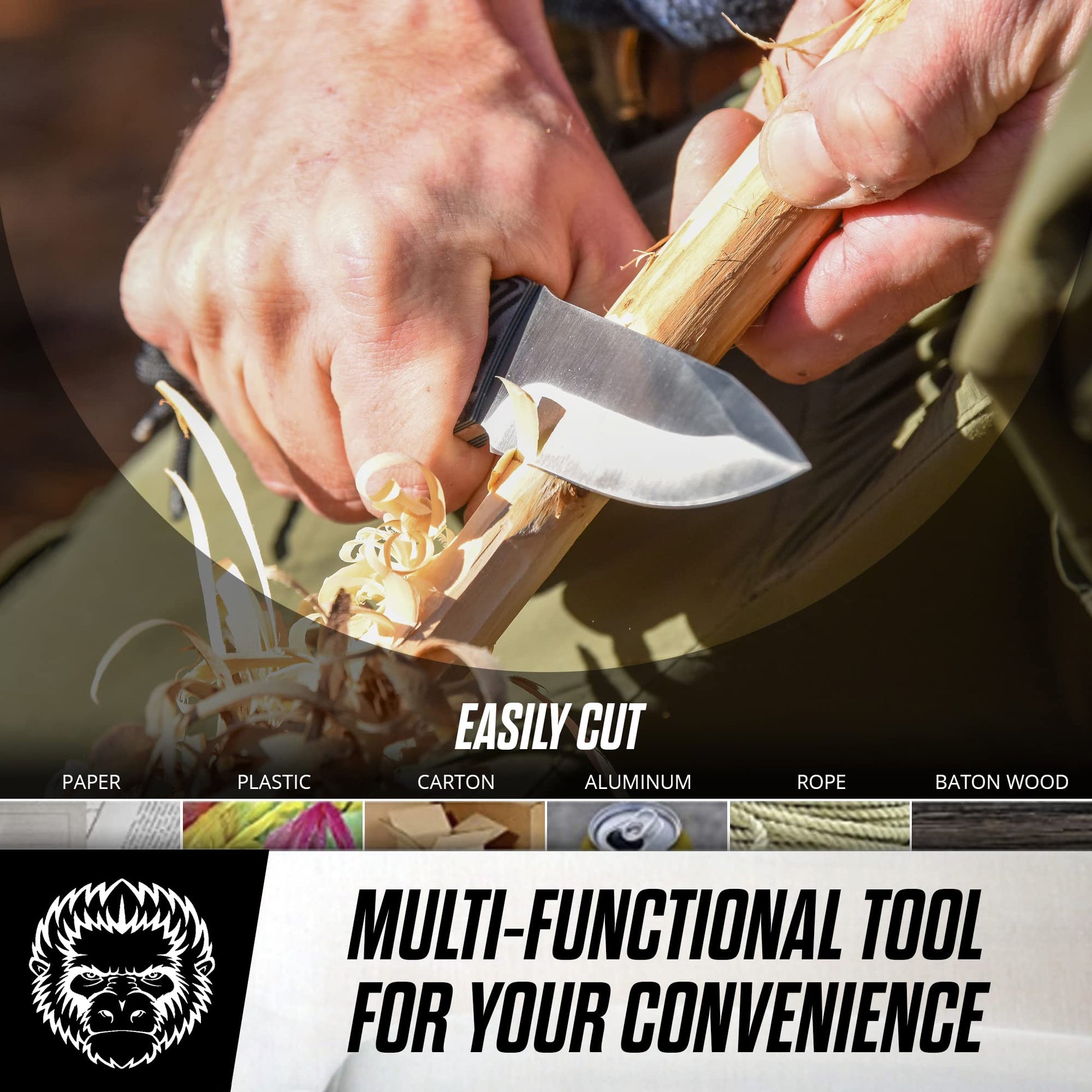 Ultimate Silverback Survival Knife Gift Set for Outdoor Enthusiasts - Korvel