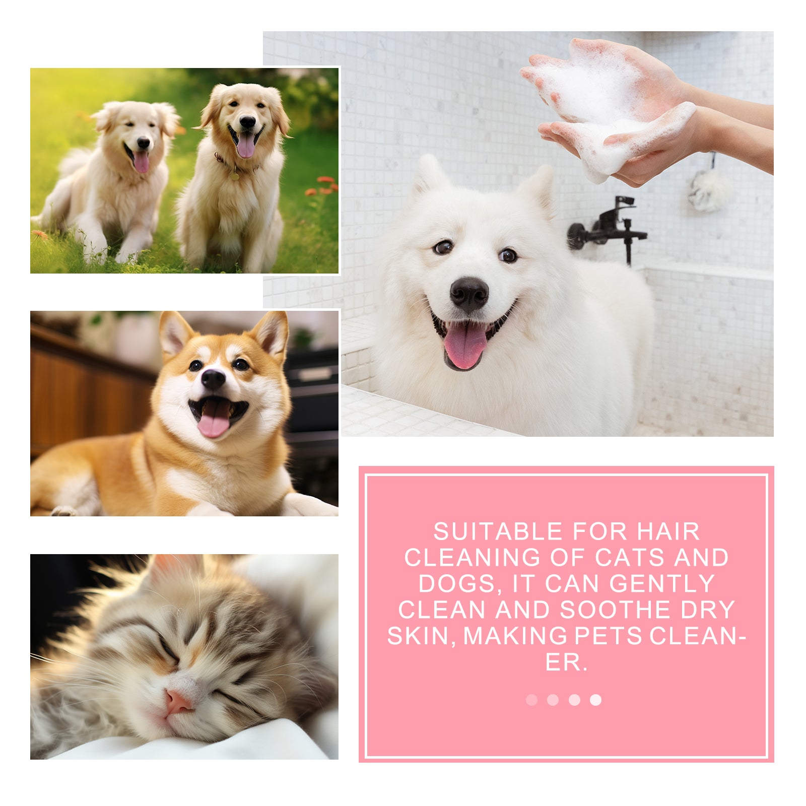 Pet Soap, Relieve Itchy Skin For Cats And Dogs, Smooth Hair Care, Anti-Mite Cleaning Soap For Pets - Korvel