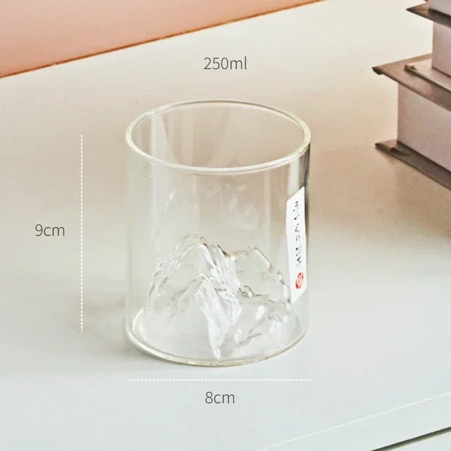 Tasse à café et à thé en verre borosilicate élégant