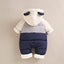 Baby down cotton jacket jumpsuit, autumn and winter clothes, khai clothes for men and women, baby clothes for going out, thick hugging clothes, winter climbing clothes - Korvel