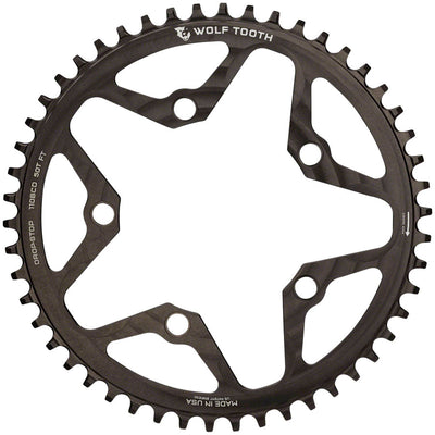 Chaîne de vélo de route Cyclocross Wolf Tooth 110 BCD - 52t Noir