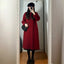 Petite Hepburn Style Mid-length Woolen Coat