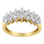 10K Yellow Gold Round Diamond Engagement Ring