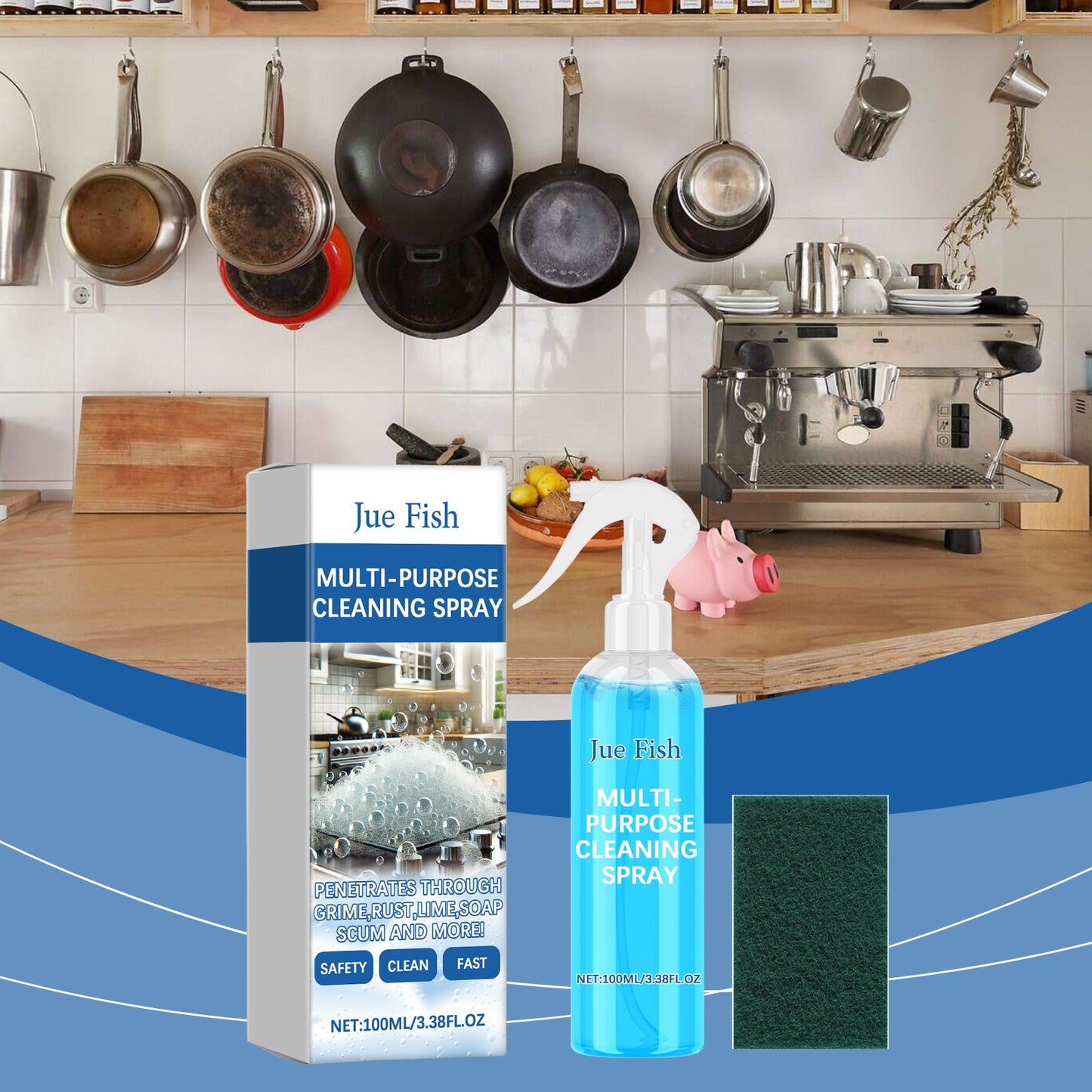 Premium Multi-Purpose Foam Cleaner for Household Surfaces