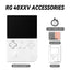 ANBERNIC's new RG40XXV vertical version retro portable handheld game console with lighting effect connected to power regard - Korvel