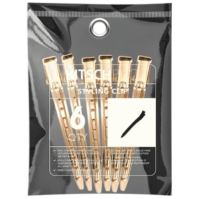 Kitsch Gold Styling Clips - Set of 6