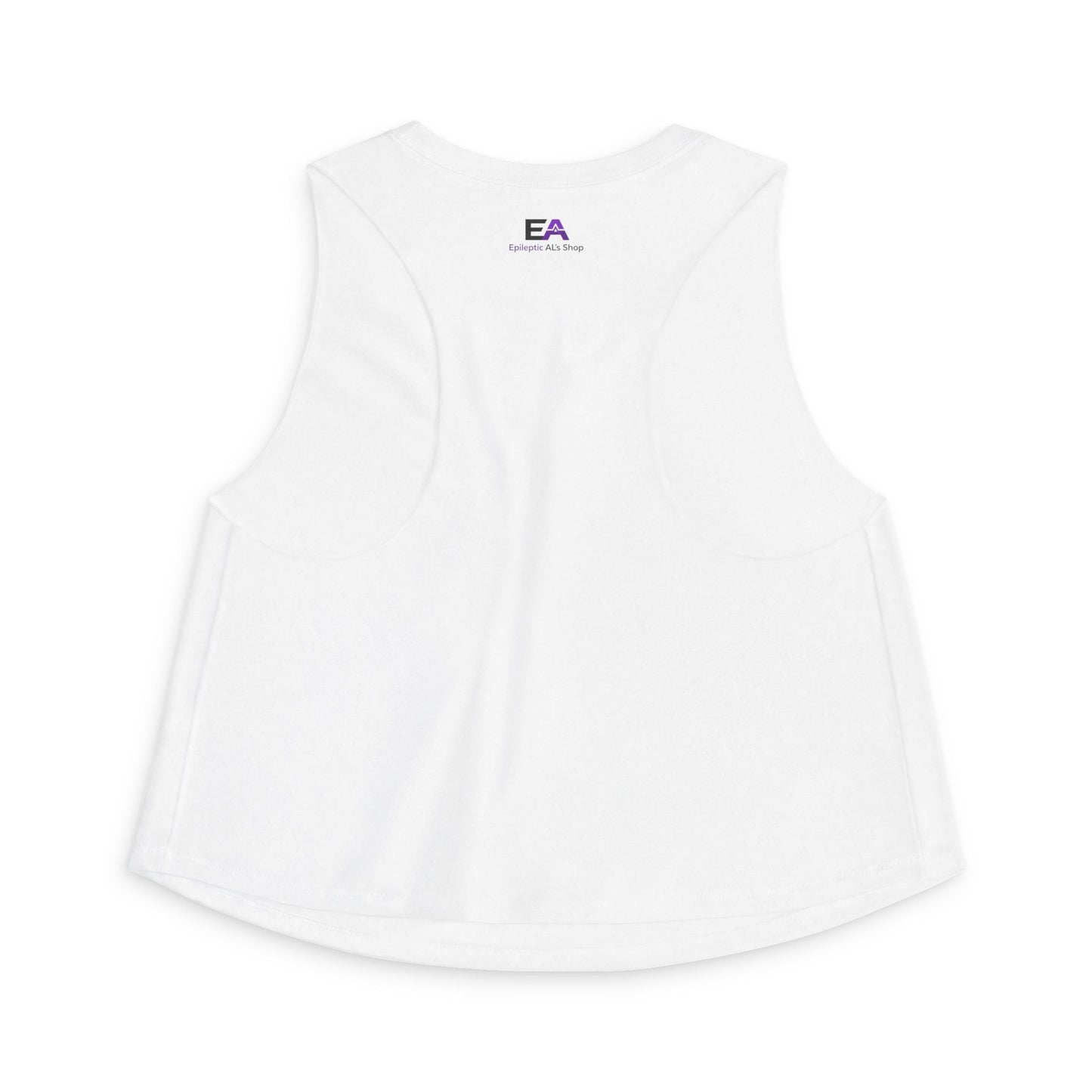 Stable Instability Epilepsy Awareness Crop Tank - Purple Ribbon