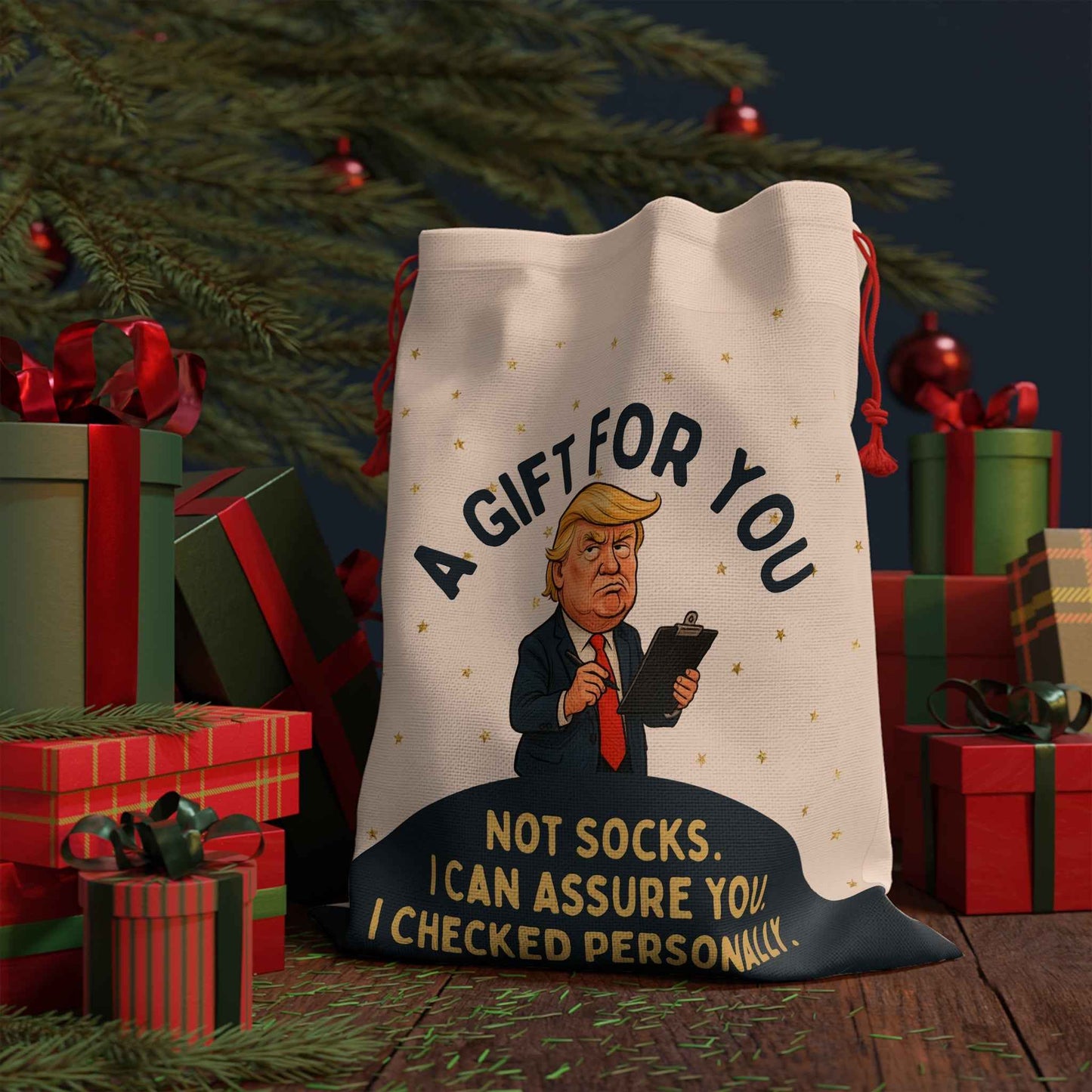 Not Socks. I Can Assure You. Gift Bag