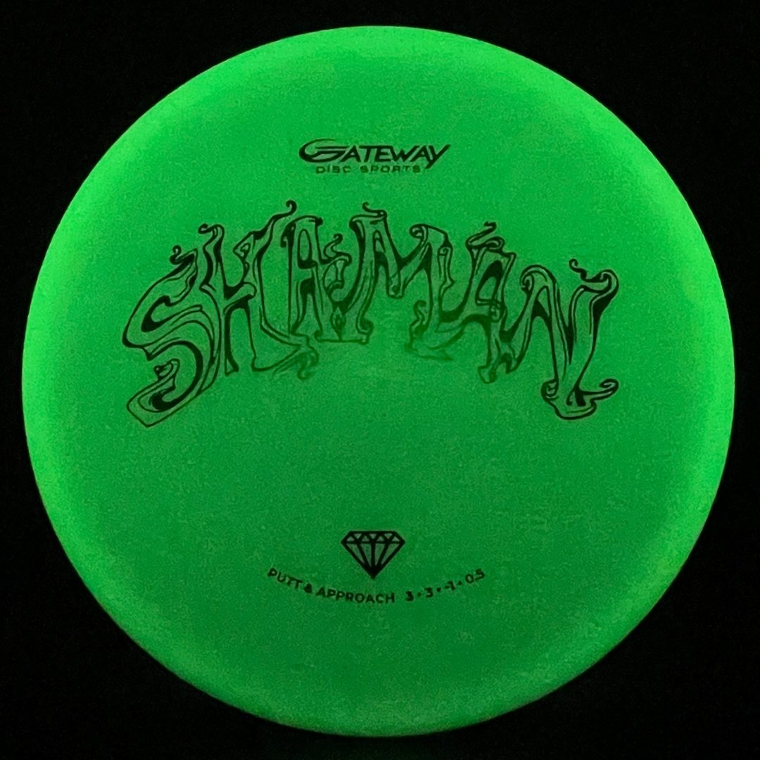 Putter de Disc Golf Diamond Superglow Shaman