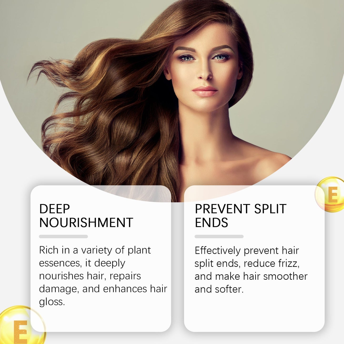 Spray Reparador Sin Enjuague Nutritivo para Cabello Sedoso y Brillante