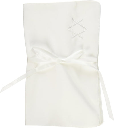 Jewish Glass Breaking Pouch with Star of David Embroidery