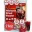 Flores secas de hibisco, bolsitas de té, 100 % natural, puro de flores de hibisco. Té de hibisco a granel. Té de flor de hibisco. Sin azúcar, sin cafeína, sin gluten, vegano.