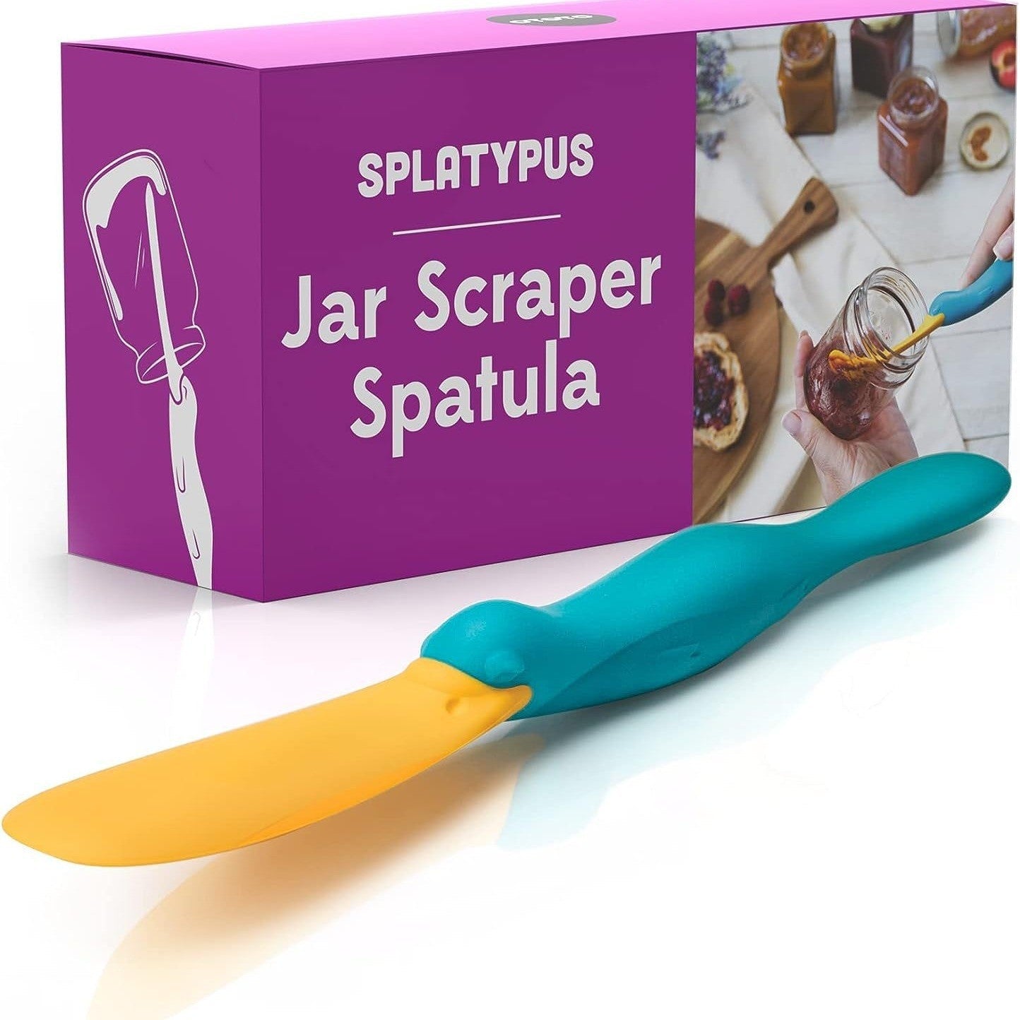 Silicone platypus toast spreading stick creative bread pie spreading knife seasoning brush cheese butter scraper - Korvel