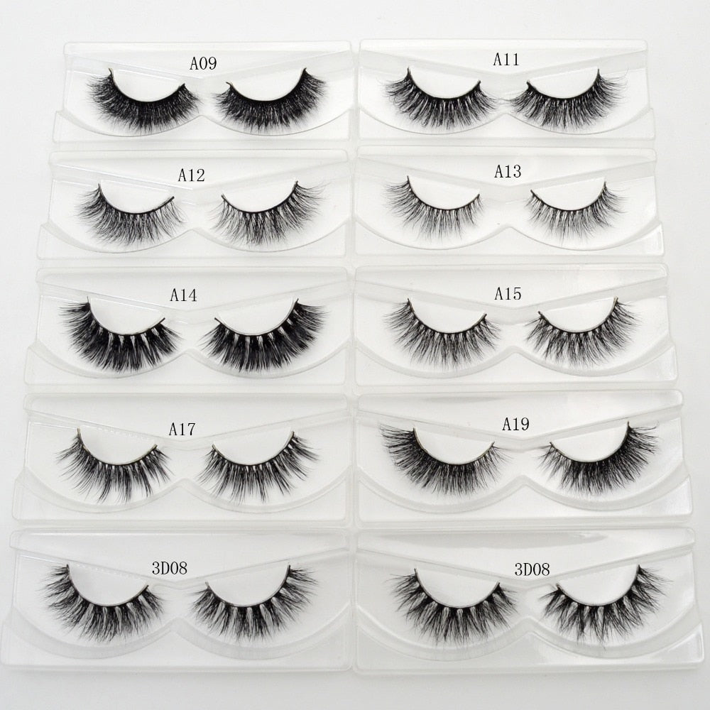 3D Mink False Eyelashes - Handcrafted Luxury Lashes