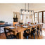 Pendant Lighting 4 Light Industrial Vintage Open Frame Rectangle Chandeliers Modern Black Linear Cage Ceiling Light Fixture - Korvel