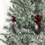 Pre-lit Xmas Tree Artificial Christmas 4-Piece Set,Garland, Wreath and Set of 2 Entrance Trees X-mas - Korvel